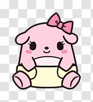 Kuromi - Pink Cute Character Transparent PNG