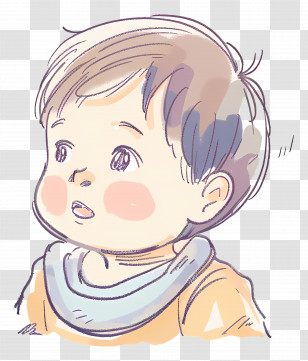 Cartoon Baby - Cute Cartoon Baby Transparent PNG