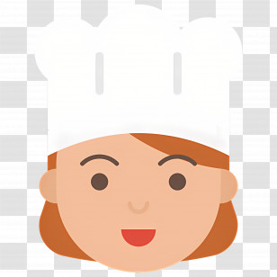 Chef - Female Chef Emoji Icon Transparent PNG