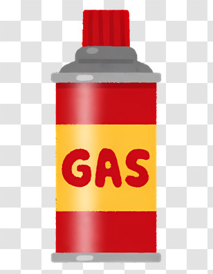 Icon - Red Gas Canister For Fuel Transparent PNG