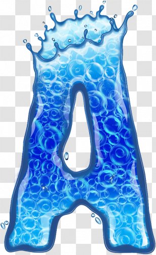 Alphabet Lettering All Caps Font - Punctuation - Water Transparent PNG