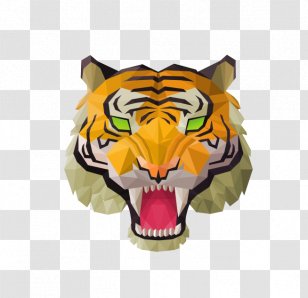 Tiger Chinese Zodiac Rooster Ox Rat - Geometric Transparent PNG