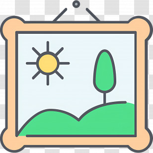 Photo Frame - Framed Landscape Picture Transparent PNG