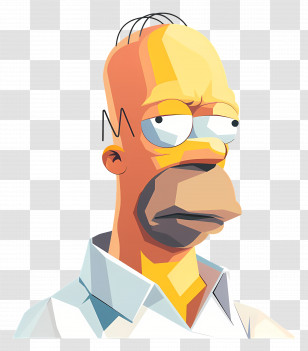 Homer Simpson - Cartoon Character Illustration Transparent PNG