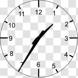 Clock Face Digital Alarm Clocks Clip Art - Unit Of Time - Learn Eng Transparent PNG