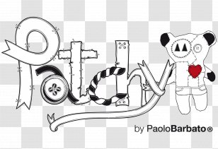 Bear Sketch Illustration Dog Line Art - Pet - Barbatos Pattern Transparent PNG