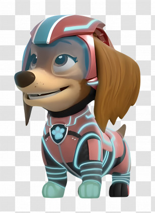 Paw Patrol - Cartoon Dog In Armor Suit Transparent PNG