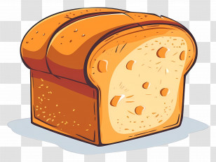 Whole Wheat Bread - Freshly Baked Loaf Of Bread Illustration Transparent PNG