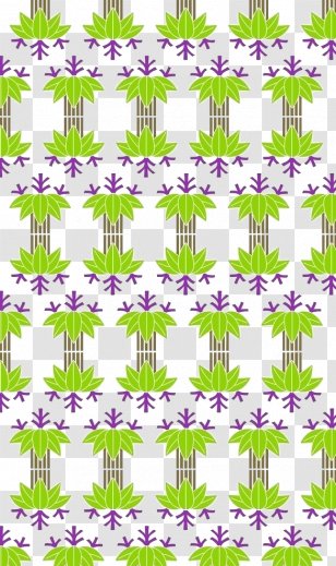 Motif Vecteur - Green - Bamboo Pattern Transparent PNG