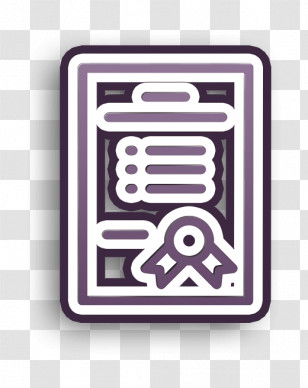 Contract Icon Business Management Icon Certificate Icon Transparent PNG