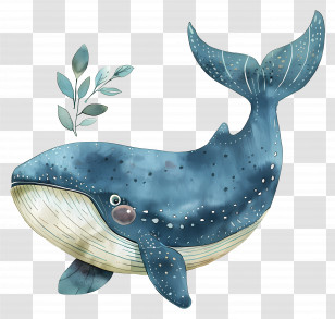 Whale - Blue Whale Illustration Transparent PNG