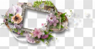 Cut Flowers Picture Frames Floral Design - Waterflower Transparent PNG