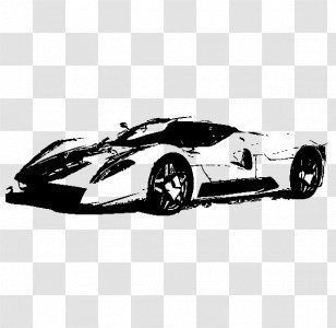 Ferrari Sports Car Vector Motors Corporation - Model Transparent PNG