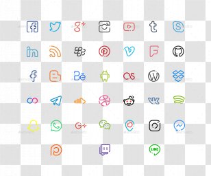 Social Media - Networking Service - Icons Transparent PNG