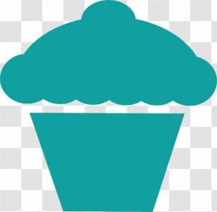 Cupcake Muffin Birthday Cake Clip Art - Black And White - Outline Transparent PNG