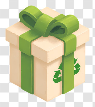 Eco Gift Deals - Eco-Friendly Gift Box Icon Transparent PNG