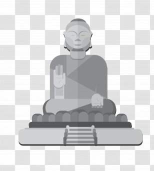 Leshan Giant Buddha Statue - Painted Material Transparent PNG