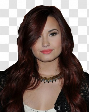 Demi Lovato KIIS-FM Jingle Ball Celebrity Brown Hair Model - Wig Transparent PNG