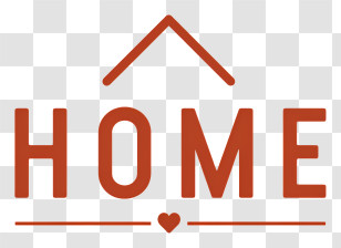 Home Logo - Home Icon With Heart Transparent PNG