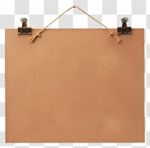Cork Board - Blank Hanging Sign Transparent PNG