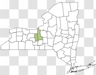 New York City Genesee County, Blank Map Atlas Transparent PNG