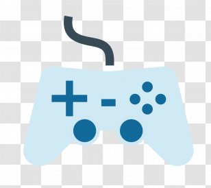 Game Controllers Joystick Logo Video - Blue Transparent PNG