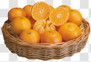 Food Gift Baskets Orange Fruit - Basket - Papaya Transparent PNG