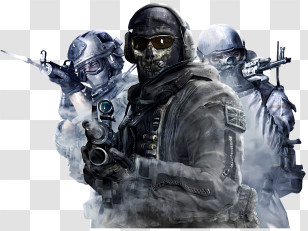 Call Of Duty - Soldiers In Tactical Gear Ready For Mission Transparent PNG
