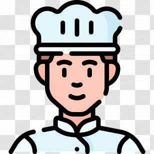 Chef - Cartoon Chef Icon Illustration Transparent PNG
