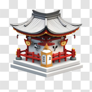 Shinto Shrine - Traditional Japanese Shrine Transparent PNG