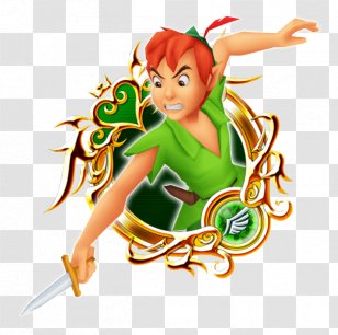 Peter Pan Kingdom Hearts U03c7 - Neverland - Exquisite Brave Head Picture Transparent PNG