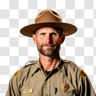 National Park Service Founders Day - Park Ranger In Uniform Transparent PNG