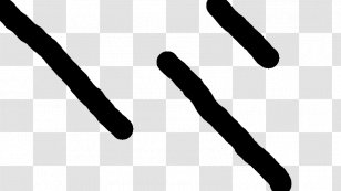 Thumb White Line Black M Clip Art - Grape Field Transparent PNG