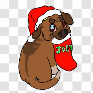 Puppy Dog Breed Santa Claus Christmas Ornament Transparent PNG