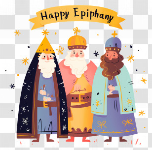 Happy Epiphany - Three Wise Men For Epiphany Transparent PNG