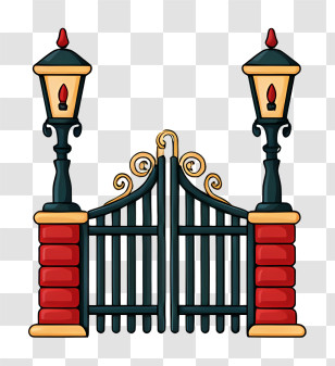 Christmas Gate Logo - Decorative Gate Transparent PNG