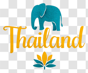 Thailand Logo - Thailand Elephant Travel Logo Transparent PNG