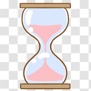 Icon - Classic Hourglass Timer Illustration Transparent PNG