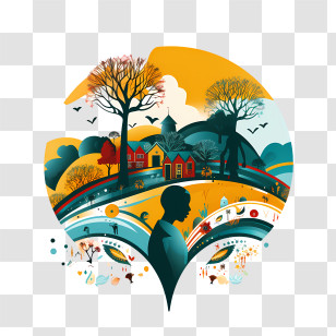 South Africa Heritage Day - Silhouette In Nature Art Transparent PNG