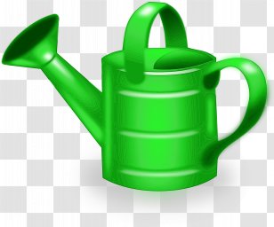Watercolor Flower Background - Watering Cans - Tableware Plastic Transparent PNG