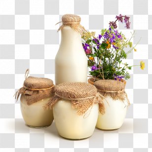 Milk Kefir Ryazhenka Cream Dairy Products - Fermented Transparent PNG