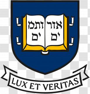 Yale University - Yale University Shield With Motto Transparent PNG