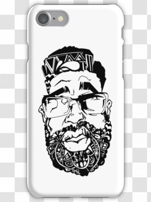 Apple IPhone 8 Plus Drawing Pop Art Portrait - Monochrome - Cartoon POP ART Transparent PNG