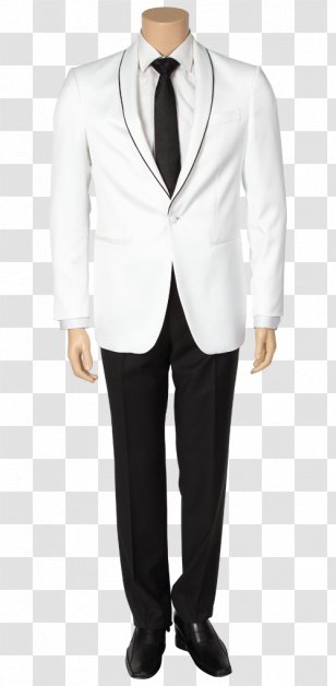 Tuxedo Blazer Lapel Suit Black Tie - Shawl Transparent PNG
