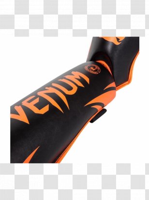 Venum Challenger Skintex Leather MMA Standup Shin Guards Shinguards Mixed Martial Arts Transparent PNG