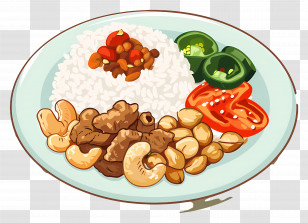 Pilaf - Delicious Rice And Vegetables Dish Transparent PNG