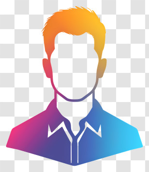 Employee Appreciation Day - Colorful Faceless Person Silhouette Transparent PNG
