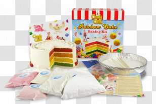Rainbow Cookie Frosting & Icing Chocolate Brownie Streusel Cake - Sprinkles - Candy Crush Transparent PNG