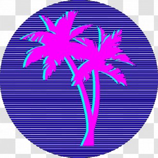 Vaporwave Seapunk Desktop Wallpaper Clip Art - Violet Transparent PNG