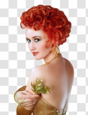 Woman Female Red Hair Transparent PNG